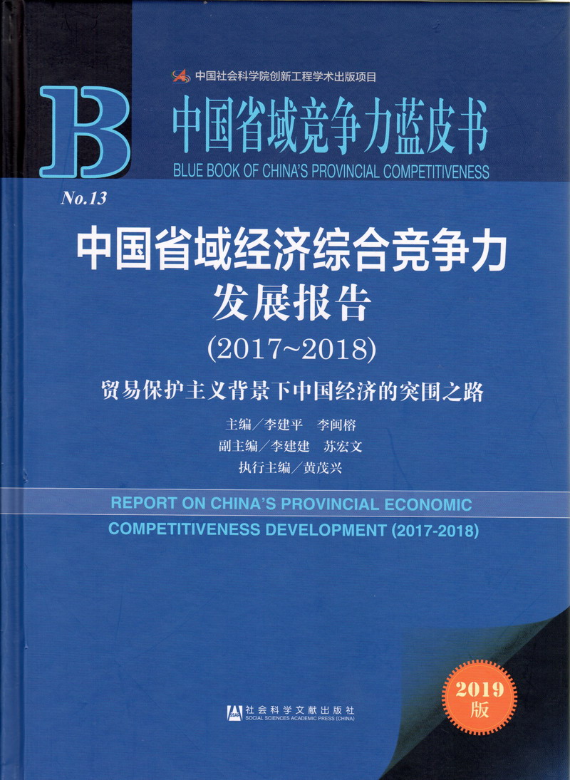 男人用鸡鸡干女人的批视频中国省域经济综合竞争力发展报告（2017-2018）